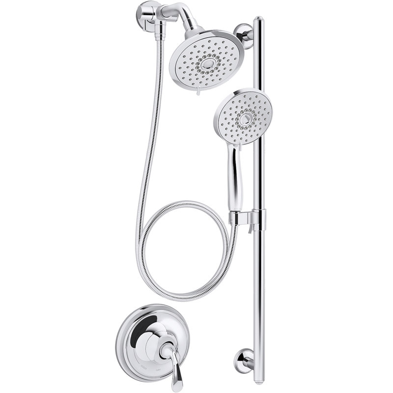 Kohler Forté Performance Showering Kit, 1.75 GPM Multifunction Showerhead and Handshower Package